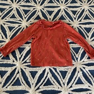 Mini Boden gold star shirt